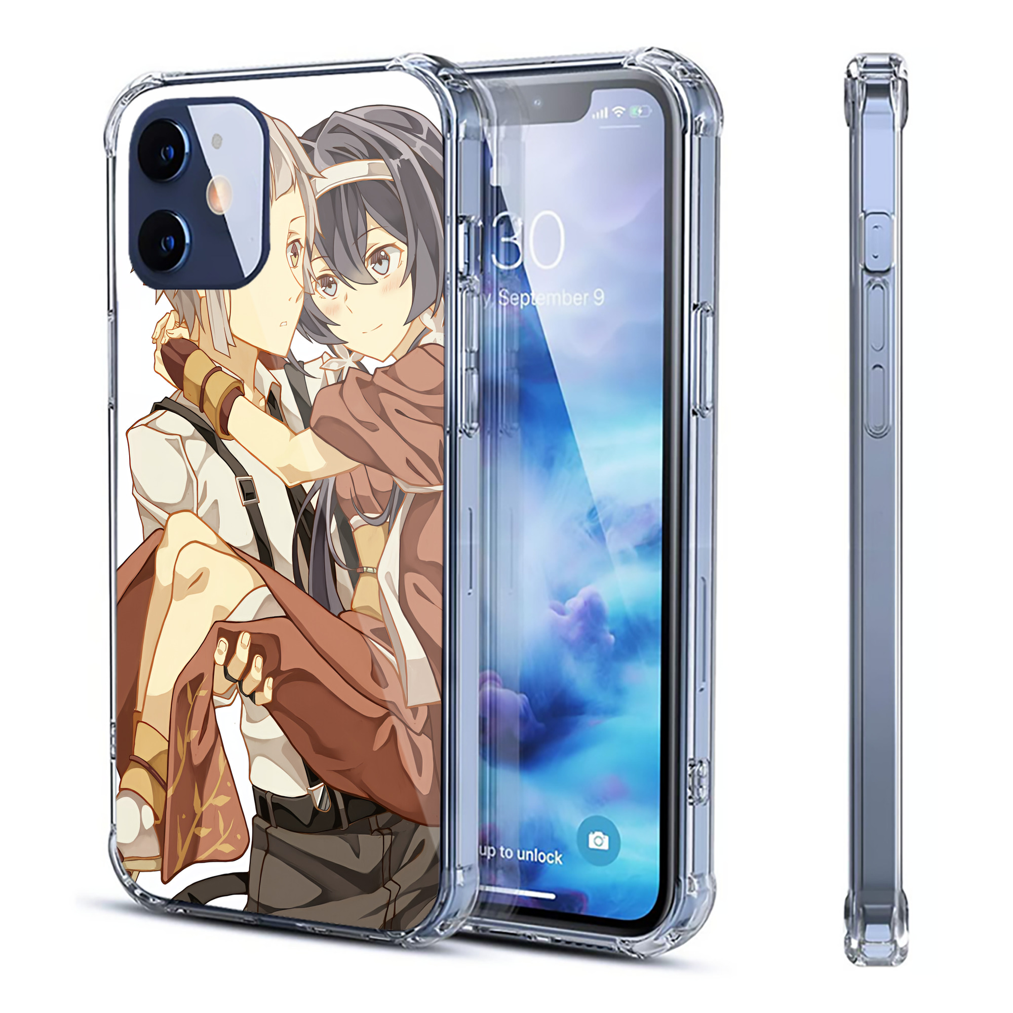 （画像用） 文豪ストレイドッグス Bungo Stray Dogs 【iPhone 12シリーズ対応】透明スマホケース（クリアソフトケース）